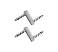 DIAO79NI 2 Pack Pedal Coupler TZ Type Guitar Effect Connector 1/4 inch, Chrome