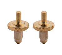DIAO79NI 2-Pack Tune-O-Matic Guitar Bridge Studs Wheel Posts & Anchors 4mm Hole For Nashville Style Les Paul SG ES (Gold)