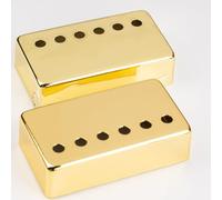 DIAO79NI 2Pcs Guitar Humbucker Covers, 50/52mm Pickup Covers Set for Enhanced Sound, Compatible with Epiphone Les Paul & Other Models (Gold)