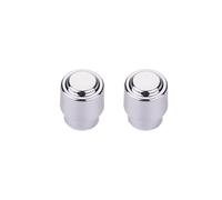 DIAO79NI 2pcs Plastic Guitar Barrel Switch Tip 3 Way Pickup Selector Switch Knob for U.S./Import Tele Telecaster, Chrome