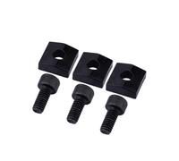 DIAO79NI 3Pcs Electric Guitar Locking Nut Clamp with Hexagon Screws for Floyd Rose Tremolo Bridge Parts (Black)