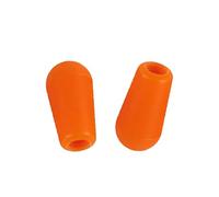 DIAO79NI #8/32 Thread Guitar 3-Way Toggle Switch Tips, LP Switch Caps Knobs, Compatible with Gibson Les Paul/SG with Switchcraft-style Pickup Selector Switch, Orange (Set of 2)
