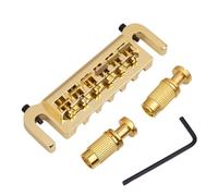 DIAO79NI Adjustable Wraparound Bridge Tailpiece Fully Intonatable Combo Design for Epiphone Les Paul Junior/Special (Gold)