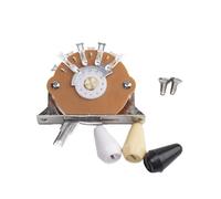 DIAO79NI Basic 5-Way Guitar Pickup Selector Blade Switch for Tele Style Electric Guitar, Black, White and Cream Tips