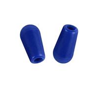 DIAO79NI Basic Metric M4 Guitar 3 Way Toggle Switch Tips LP Switch Caps Switch Knobs for Import China Japan Epiphone Les Paul Pickup Selector, Deep Blue-3.5 (Set of 2)