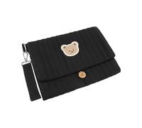 Diaper and Wipes Pouch Cute Bear Embroidery Folding Pouch