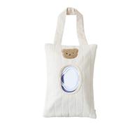 Diaper and Wipes Pouch, Portable and Refillable Waterproof Wet Wipe Dispenser and Diaper Pouch, Ideal for Walking, Outdoor Activities, Car, or Home Use (White)