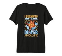 Diaper Apocalypse Survivor - Diaper Changer Premium T-Shirt