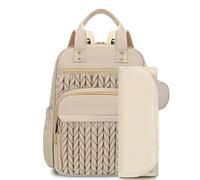 Diaper Bag Backpack - Baby Bag For Moms Dads with Changing Pad, Stroller Straps, Baby Pacifier Case, Travel Essentials Bags