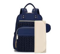 Diaper Bag Backpack - Baby Bag For Moms Dads with Changing Pad, Stroller Straps, Travel Pacifier Case, Bags Baby Essentials