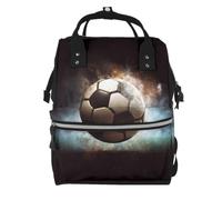 Diaper Bag Backpack for Mom Dads, Large Baby Bag with Changing Station | Sport Soccer Diaper Backpack, Insulated Pockets, Waterproof Mommy Bag, Travel Essential Baby Shower