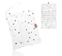 Diaper Bag For On The Move, Diaper Bag Organizer With Elastic And Cord, Washable Diaper Bag Suitable For Strollers (Love)