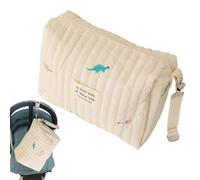 Diaper Bag for Travel Stroller, Foldable Waterproof Zipper Bag | Multifunctional Stroller Storage Bag, Reusable Light Diaper Holder | Bag for a, C, Consulte la descripción, See description