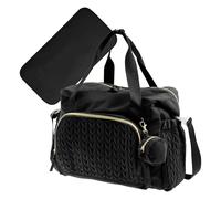 Diaper Bag Kids - Spacious Organizer -Tote, Lightweight Backpack | Large Capacity Maternity Bag for Multi-Compartment Travel, Waterproof Storage Solution for Home Use and Hospital, Black