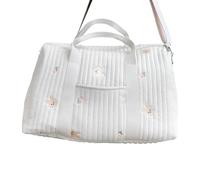 Diaper Bag - Large Capacity Waterproof, Portable Organizer | Lightweight Design Embroidered Attributes for Pregnancy Birth Preparation Hospital Travel Nursery Expected Mom Dad Family On The