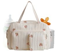 Diaper Bag Multi-Pocket Adjustable Strap Diaper Storage