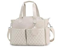 Diaper Bag Tote with Changing Station, Multi-Function Baby Bag, Adjustable Shoulder Strap, Convenient Storage for Parents on the Go, Lightweight and Versatile