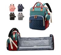 Awanhe Diaper Bag with Changing Station, Waterproof Baby Bags for Boys Girls, USB Charging Port, Baby Shower Gifts, RGB