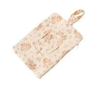 Diaper Bag with Wipes Dispenser Refillable Portable Pouch with Lanyard