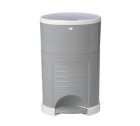 Diaper Blanket EKO Plus Diaper Bucket, Grey|ONLY Eco-friendly Diaper Bucket Made of 70% Recycled Materials | Hands-Free: Step-Drop-Done | Cost-effective Refill System|Great Fabrics