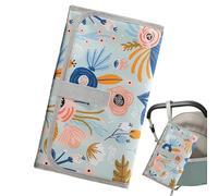 Diaper Change Pad | Portable Toddler Changer Pad,with Wipes Pocket, Foldable Stroller Accessories for Hospital Camping Daycare Nursery Dad Mom Postpartum