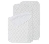 Diaper Changing Pad 3Pcs Waterproof Changing Mat 27x14'' Washable ＆ Reusable Cotton Travel Pad for Baby Lightweight & Foldable Station, Baby Shower, Ornaments de Jardin