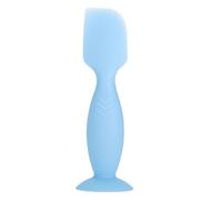Diaper Cream Spatula, Gentle Silicone Applicator, Hygienic Diaper Newborn Essentials Tool Suction Base（Independent packaging） (Blue)
