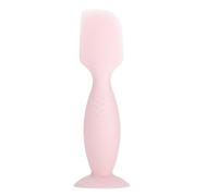 Diaper Cream Spatula, Gentle Silicone Applicator, Hygienic Diaper Newborn Essentials Tool Suction Base（Independent packaging） (Pink)