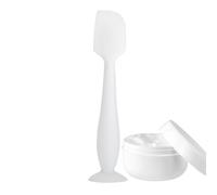 Diaper Cream Spatula - Silicone Material 16.5x4cm | Spatula Set with Suction Cup, Portable Cream Applicator, Care Ointment Tool, Faci Application