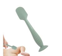 Diaper Cream Spatula - Soft Diaper Rash Cream Applicator | Flexible Ointment Applicator with Suction Cup | Diapers Creams Brush Suitable for Baby Skincare Meess-Free Use Changing Time Routine