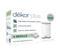 Diaper Dekor Plus Twin Pack Refill - 4 Refills by Diaper Dekor
