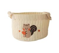 Diaper, Diaper Organizer, Shower Gift, Multipurpose, Empty Storage Bin for Nursery, Storage Bag, Brown Squirrel Small