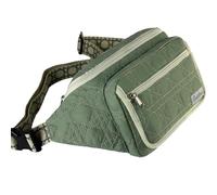 Diaper Fanny Bag With Changing Pad, YKK Zippers,Wipes Pocket,Unisex,Stylish,for Excursions Short Quickly Day Out, Green