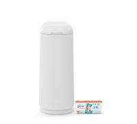 Diaper Genie Essence White Bucket with 18 Easy Roll Refill Bags