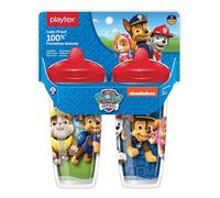 Diaper Genie Playtex 10078300028908 Sipsters Stage 3 Paw Patrol Spill-Proof, Leak-Proof, Break-Proof Spout Cup for Boys, 9 Ounce - Pack of 2