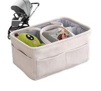 Diaper Organizer Basket Corduroy Large Storage Tote