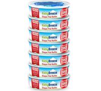 Diaper Pail Refill Bags Compatible with Playtex Diaper Genie- 1960 Count (7 Sets of 1 Pack) - by BabyBreeze