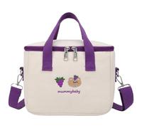 Diaper Tote Bag - Travel Diaper Tote Cute Nappy Bag | Large Capacity Storage Bags with Insulation Layer Compartment | Adjustable for Girls Boys Outdoor Use Baby Care Organization