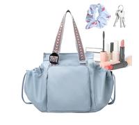 Diaper Tote for Women, Yoga Organizer Duffel Bag with Multiple Compartments, Large Capacity Women Daypack for Teachers, Students, Nurses, Sisters, Friends, BLUE, 説明を参照してください