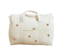 Diaper Tote Large Capacity Embroidered Weekender Tote