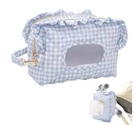 Diaper Wipe Holder Portable Quilted Floral Fabric Storage Bag