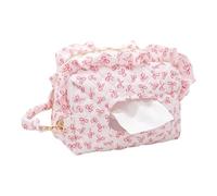 Diaper Wipe Pouch Quilted Portable Floral Fabric Dispenser Bag