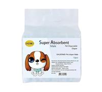 Diapers, Dog Nappies, Strong Absorbent Leakproof Male Female Dog Wrap Diaper, Period Pants For Dogs Pets, Pee Diapers For Long Distance Travel, Walking, Outgoing, Moving M