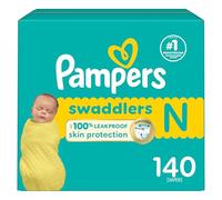 Diapers Newborn/Size 0 (< 10 lb), 140 Count - Pampers Swaddlers Disposable Baby Diapers, Enormous Pack