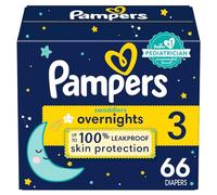 Diapers Size 3, 66Count - Pampers Swaddlers Overnights Disposable Baby Diapers, Super Pack