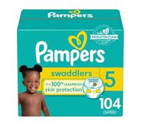 Diapers Size 5, 104 Count - Pampers Swaddlers Disposable Baby Diapers, Enormous Pack
