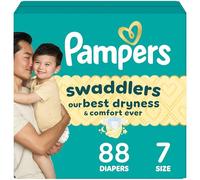 Diapers Size 7, 88 Count - Pampers Swaddlers Disposable Baby Diapers (Packaging & Prints May Vary)