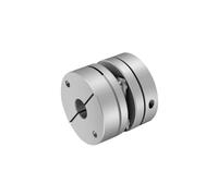 Diaphragm Coupling 1PC Aluminum Alloy Single Diaphragm Coupling Elastic Joint Ball Screw Step servo Motor Encoder Computer(20X30)