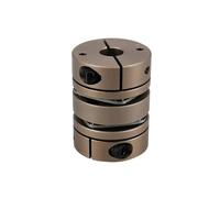 Diaphragm Couplings D40L50 6-19 Aluminium flexible coupler high torque double dual diaphragm coupling with elastic connector(10mm to 10mm)