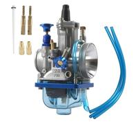 diaphragm gasket repair kit For 2T 4T For Koso Motocross For Karb Scooter ATV Red Blue For PWK24 26 28 30 34 Mm Motorcycle Carburetor Dirt Bike With Power Jet(BLUE-PWK28)